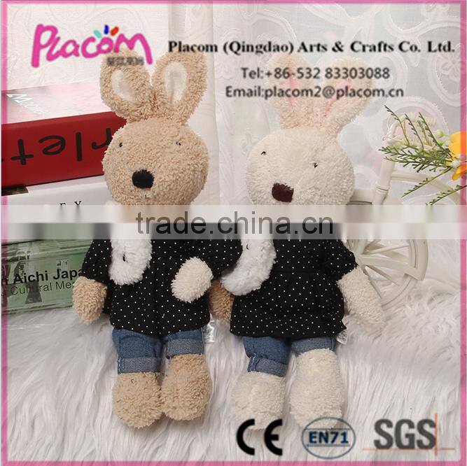 2016 Best selling High qualiyt Customize Kid toys and Gifts Wholesale Cheap Rabbit plush toy