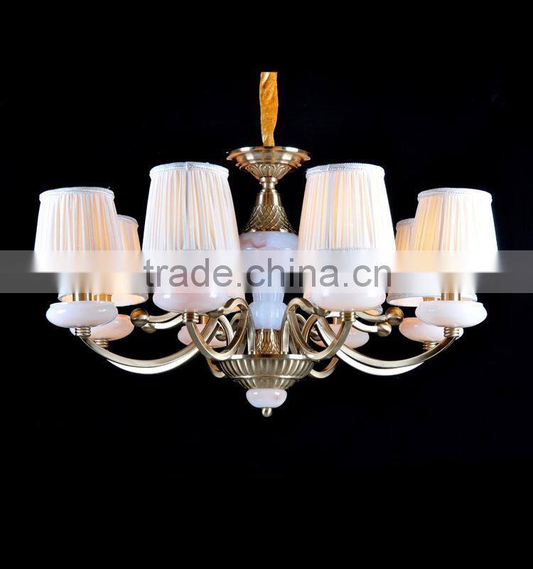 european style marble iron chandeliers Factory price