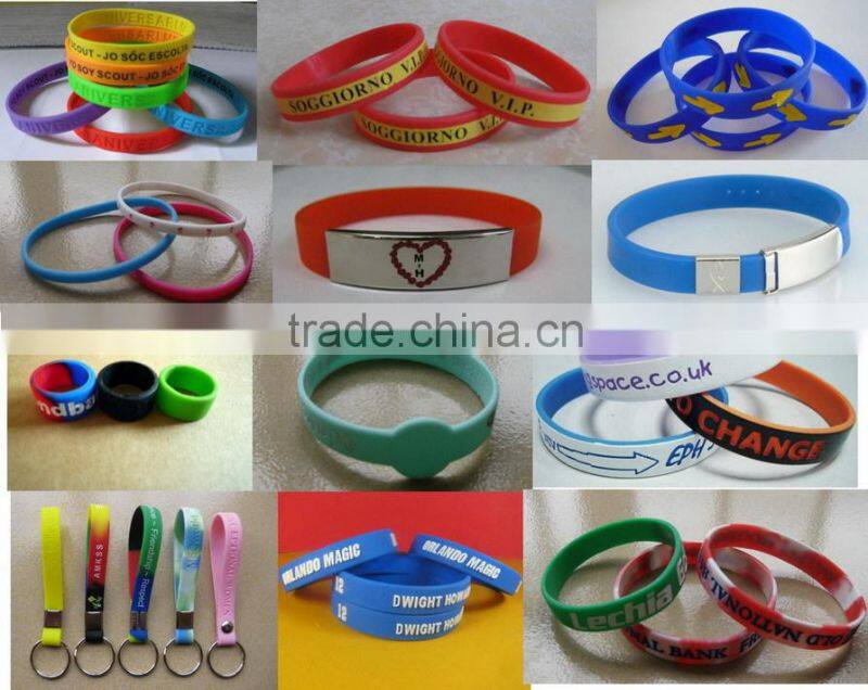 Promotional Customized Silicon Wristbands