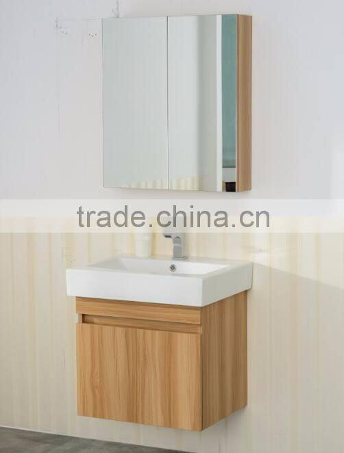 Hot selling new design cheap wooden cabinet bathroom vanity