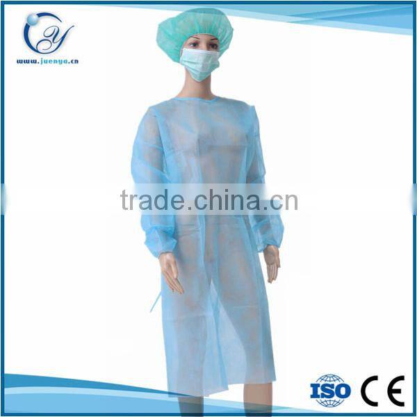 Disposable Yellow Isolation Gown
