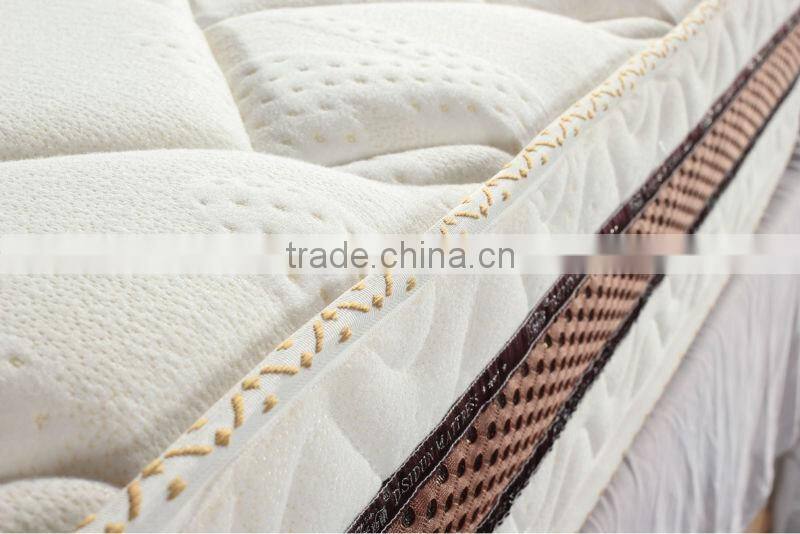 Queen size innerspring economic standard hotel mattress and bed