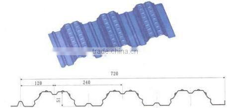 Hot sale! 720 profile New Condition Galvanized Steel Floor Decking Cold Roll Forming Machine