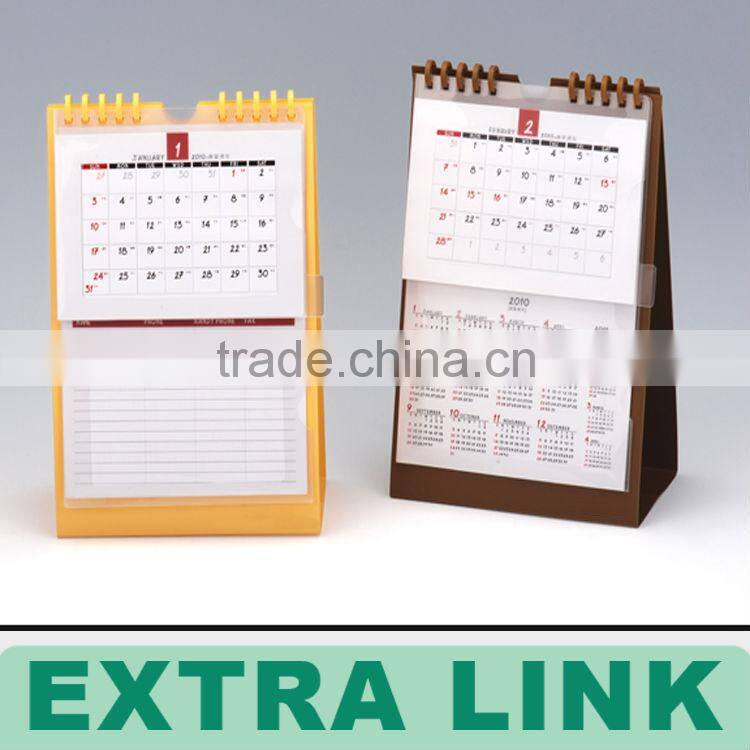 New year Hotsales EL custom service color large Newest design wall calendar