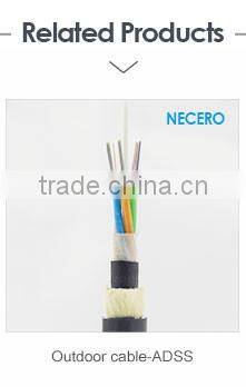 Single Mode 4 8 12 24 core Figure 8 Armoured Optical Fiber Cable for Congo cabling systems