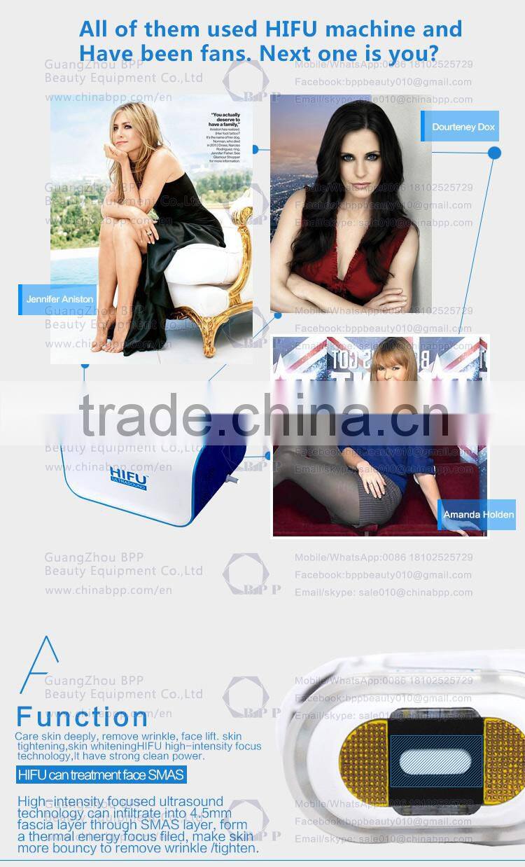 Portable ultrasound HIFU face lift machine A1709