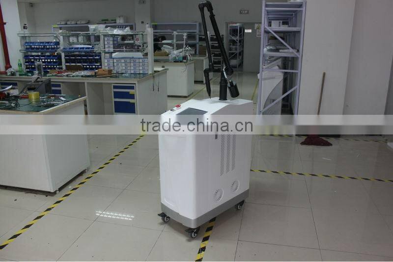 1064/532nm Laser For Painless Tattoo Removal With Double Nd:CE:Yag Rod