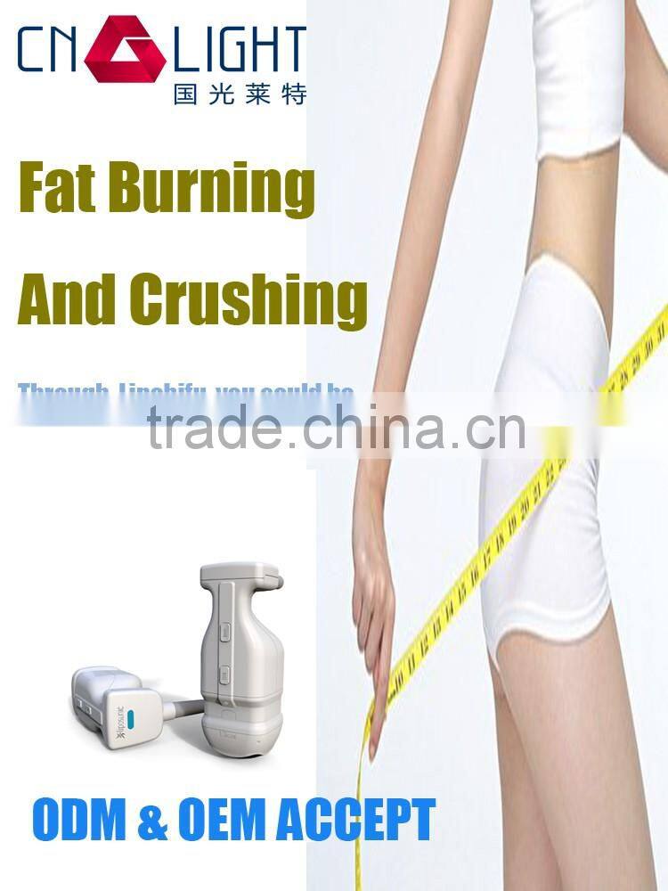 Merry christmas! professional high intensity focused ultrasound slimming weight balance lipo hifu machine