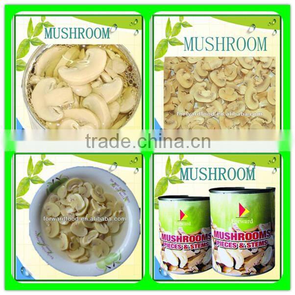 New crop mushroom canned in whole or pieces