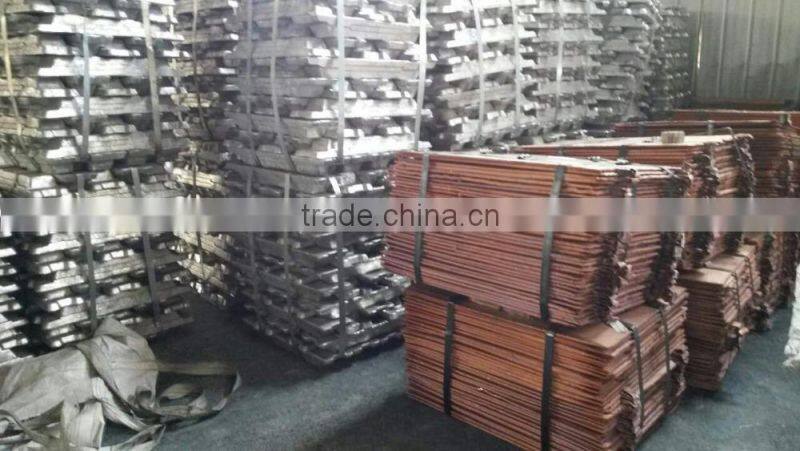 High quality and low price copper cathode 99.99% 13