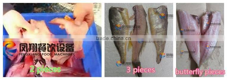 Automatic Fish Belly Splitting Butterfly Pieces Filleting Machine