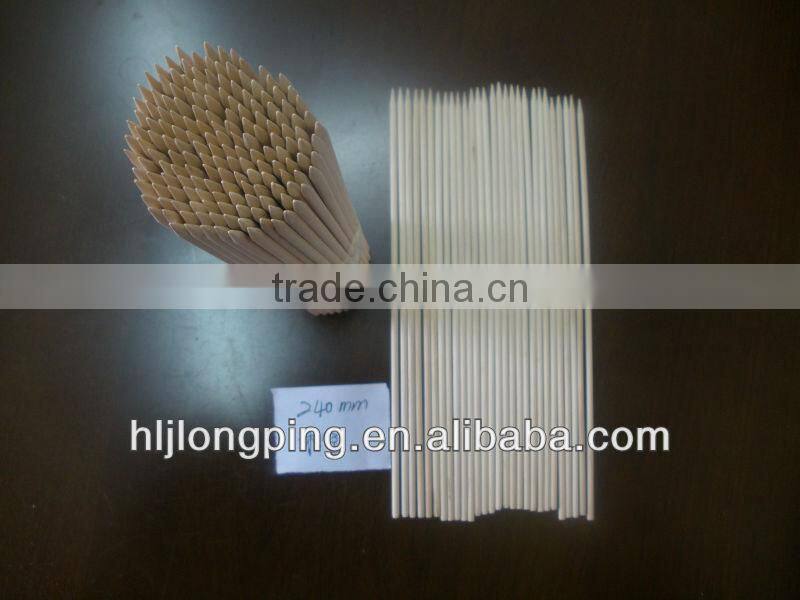 china supplier stocked bbq meat wooden skewers