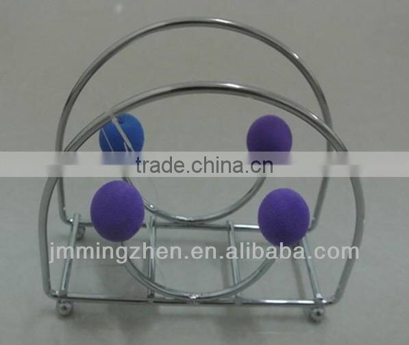 chrome plated iron wire towel holder