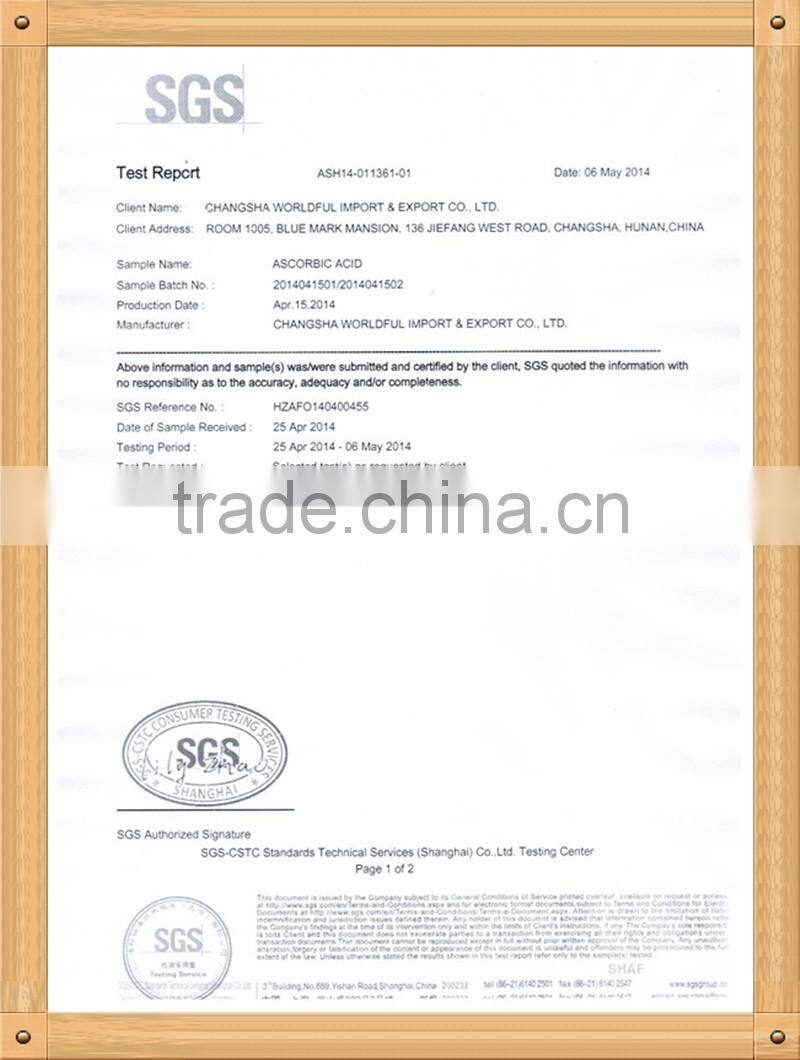 Best Quality 99% Feed Grade Ascorbic Acid / Vitamin C