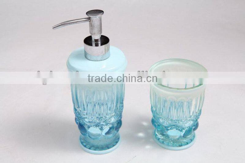 Blue dolphin design bathroom accessories set,bathroom sets