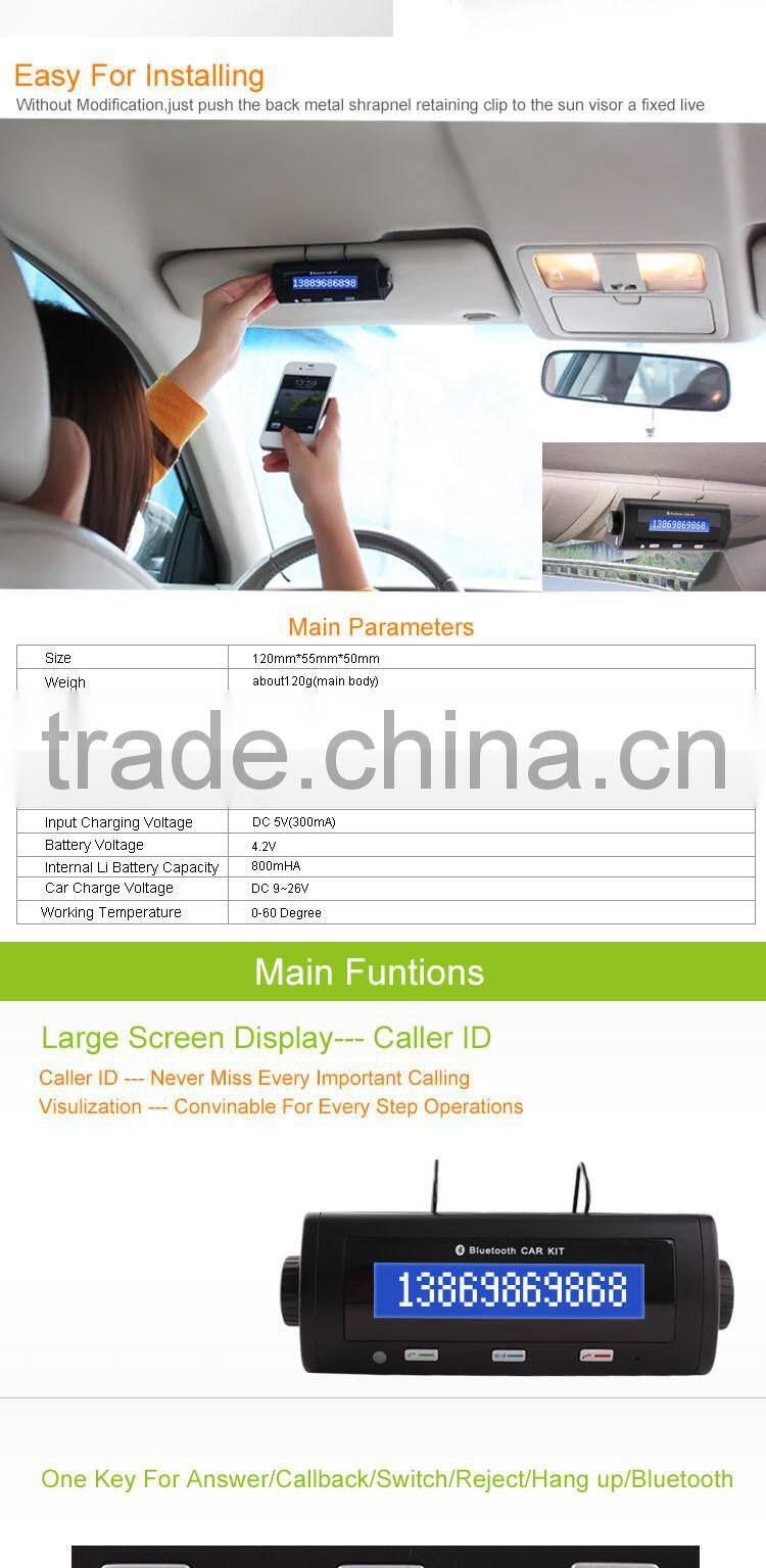 multi-function professional bluetooth hangdsfree car kit