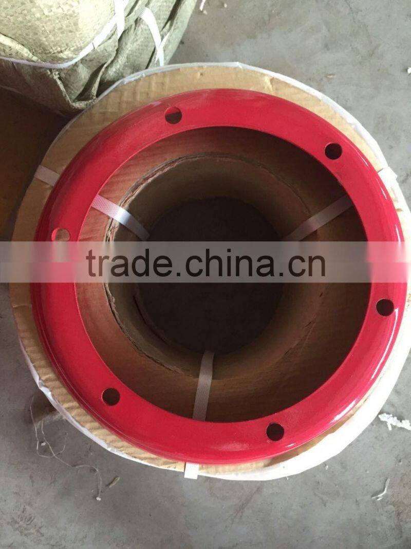 China best supplier of agricultural machinery spare part DF-12 tractor steel wheel rim, steel rim in tractor wheel