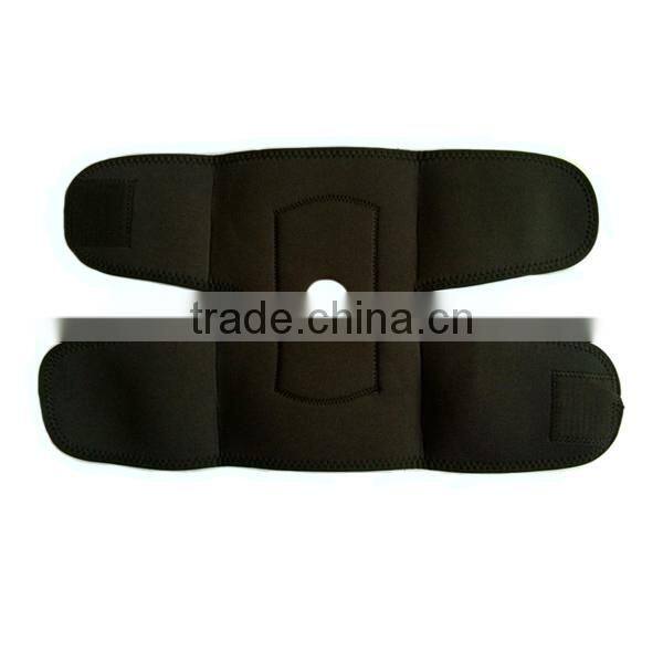 Adjustable Sports Leg Knee Support Brace Wrap Protector Pads Cap Patella Guard 2 Spring Bars, One Size, Black