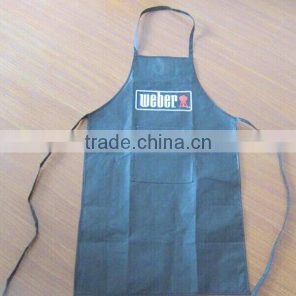 Non woven cheap printed disposable cooking kitchen apron