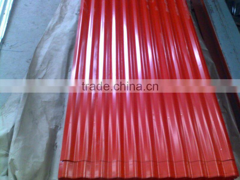 China Supplier High Quality Galvanized Corrugated PPGI Roofing Sheet