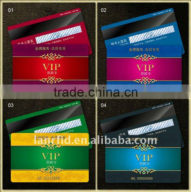plastic products magnetic stripe eco-friendly card