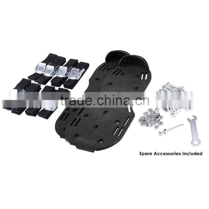 Lawn Aerator Shoes - 4 Straps with Metal Buckles