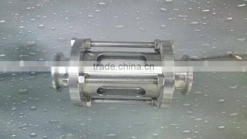 Chinese manufacture sanitary stainless steel sight glass/tank flange sight glass(ISO9001:2008,CE certificate)