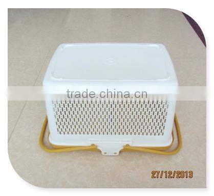 Plastic Storage Hamper Square Laundry Basket with Lid and handle