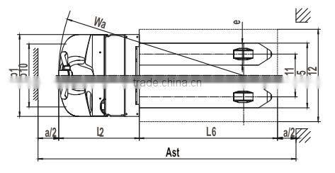 China brand high quality double lift 2 ton electric pallet truck