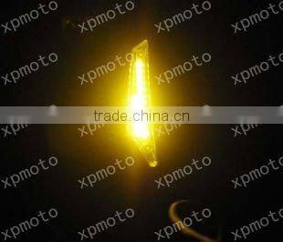 Universal LED Turn Signal Mirrors for Honda Suzuki Yamaha BLACK COLOR