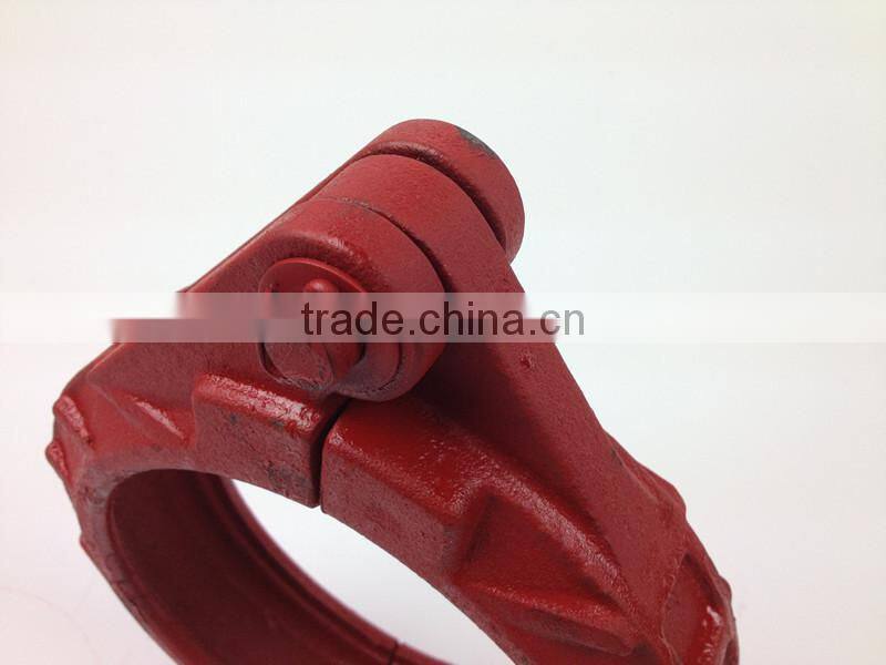 Factory Direct Schwing Concrete Pump Parts Stainless Clamps Concrete Pump Snap Clamp