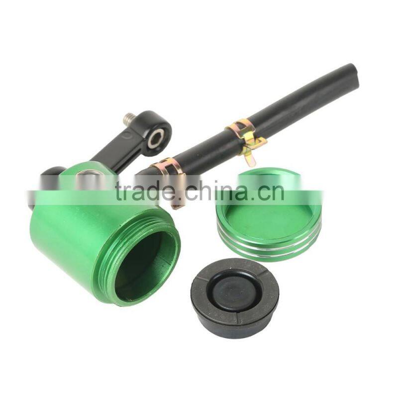 Green Front Brake Clutch Cylinder Fluid Oil Reservoir For Aprilia Kawasaki