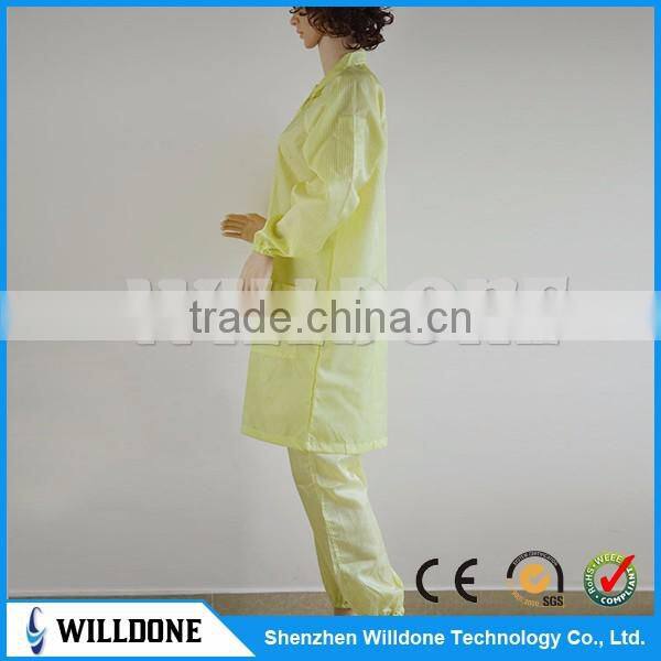 New design fashion Cleanroom ESD Smock Antistatic Clothes cleanroom