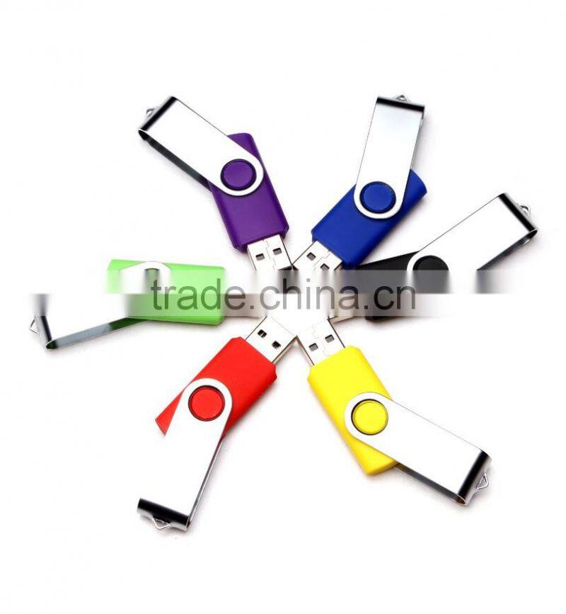 Wholesale Good Quality Swivel usb flash drive 8GB customize logo printing