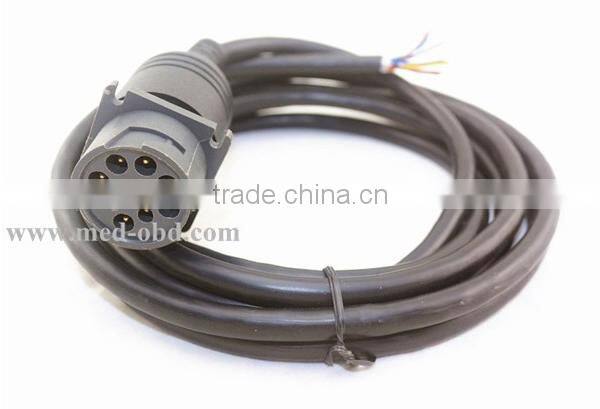 Deutsch J1939 Male Connector to Open End,6ft,9 Pins Wired