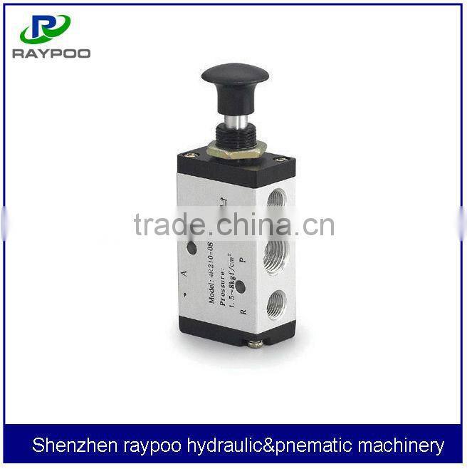 3R Series pneumatic push pull valve 3-way mechanical valve