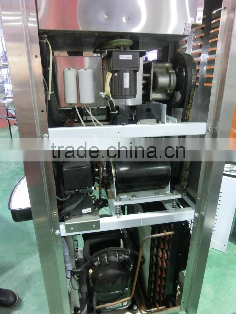 Rainbow soft serve ice cream machine,commercial soft serve ice cream machine(ZQR-6250)