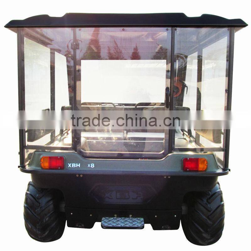 XBH 8X8-2 closed type vehicle 800cc 8 Wheel rainning proof go any way water motor vehicle ATV