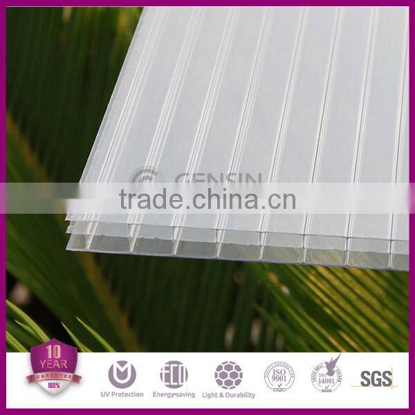 transparent multi wall polycarbonate sheet/triple wall