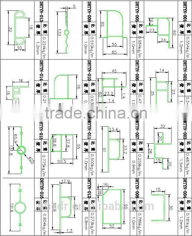 good price aluminum profile for solar panel