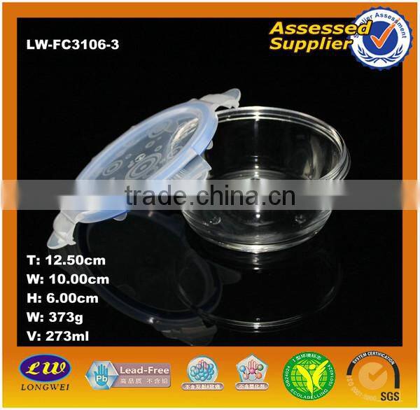 0.5L High borosilicate heat resistant Pyrex casserole & glass cooking pot