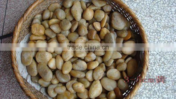 Black Polished River Pebbles Stone