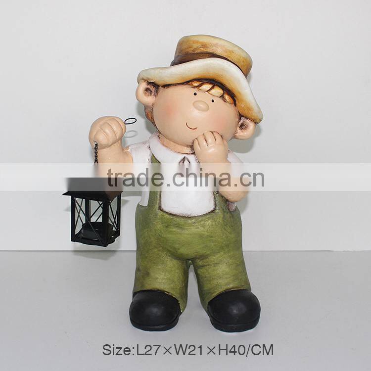 Lifelike angel garden statue