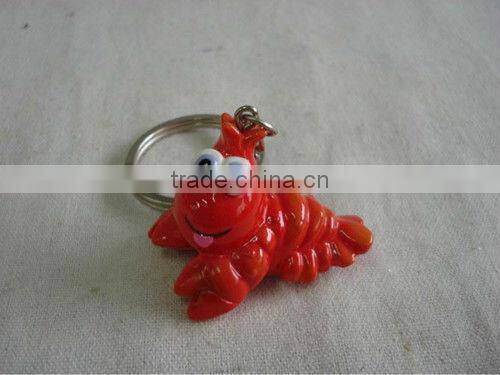 Resin animal small key chain