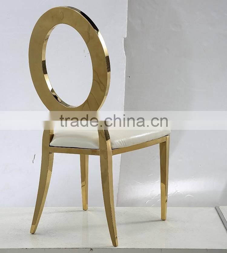 Wedding furniture Royal rose gold throne chair for wedding
