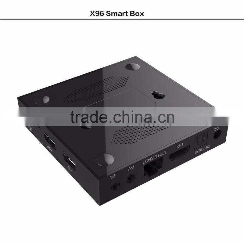Wholesale Android Media Player Best Selling Android 6.0 Tv Box 1gb/8gb 4k Amlogic S905x Tv Box X96