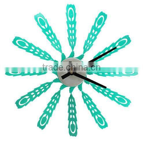 Supply fashion creative windmill wall clock
