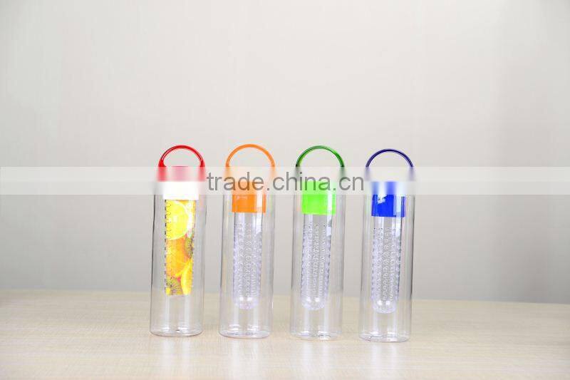cheap fruit infusion water bottle Tritan bottle free factory directly