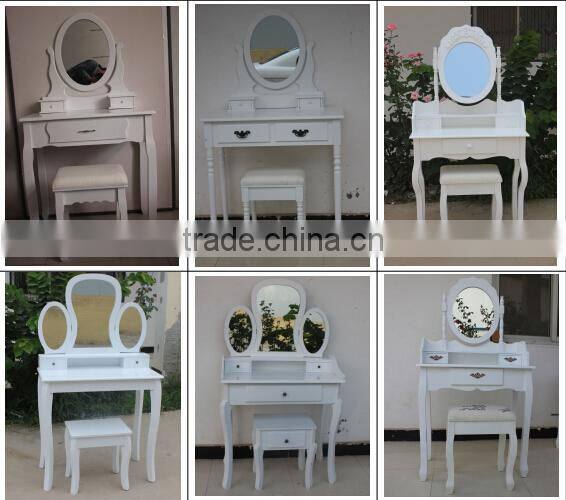 wooden dressing table with mirros and stool /Dressing Table /Wooden Dresser/mirror furniture dressing table