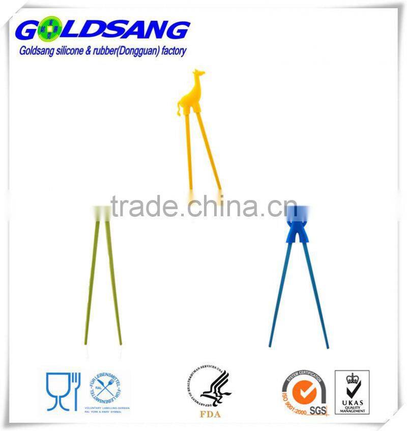 Colorful Various shape silicone chopstick helper/Children's favourite silicone chopstick head